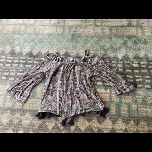 American Eagle Outfitters bohemian top- S